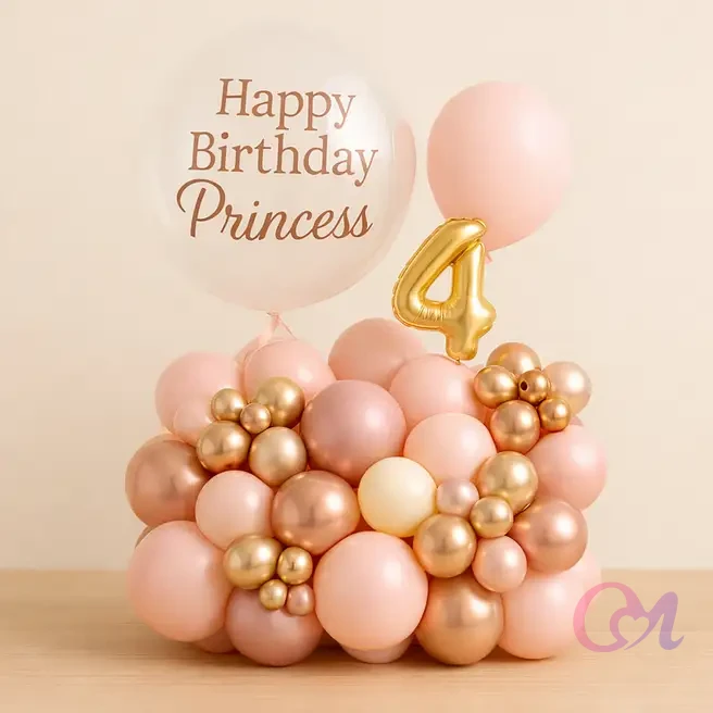 Princess Birthday Balloon Bouquet