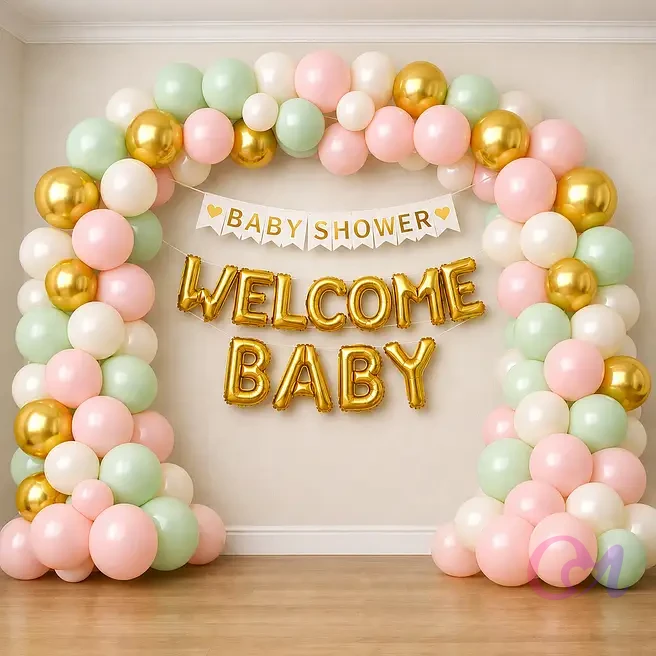 Welcome Baby Balloon Decoration