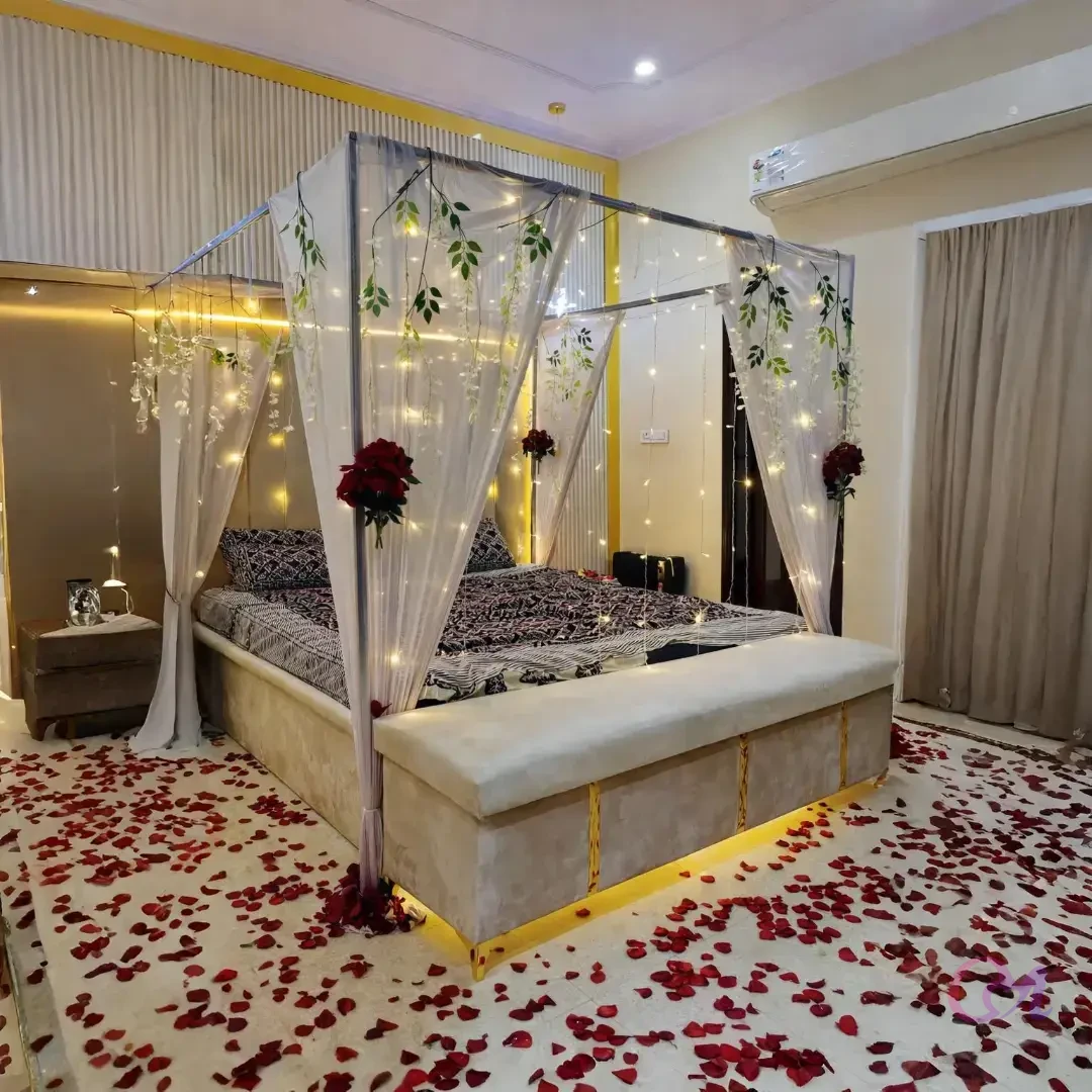 Dreamy Birthday Bed Decoration