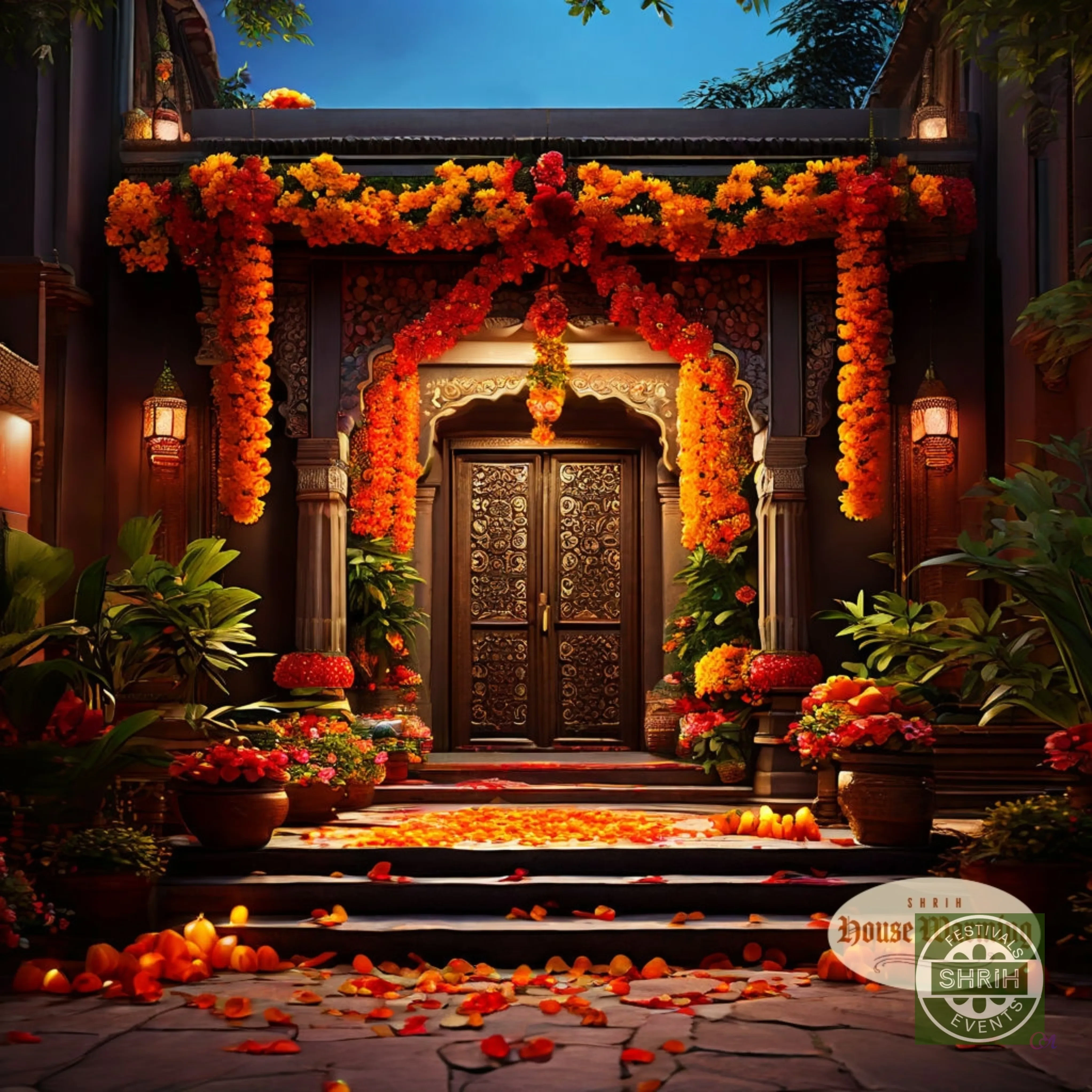 Grand Housewarming Entrance Decor