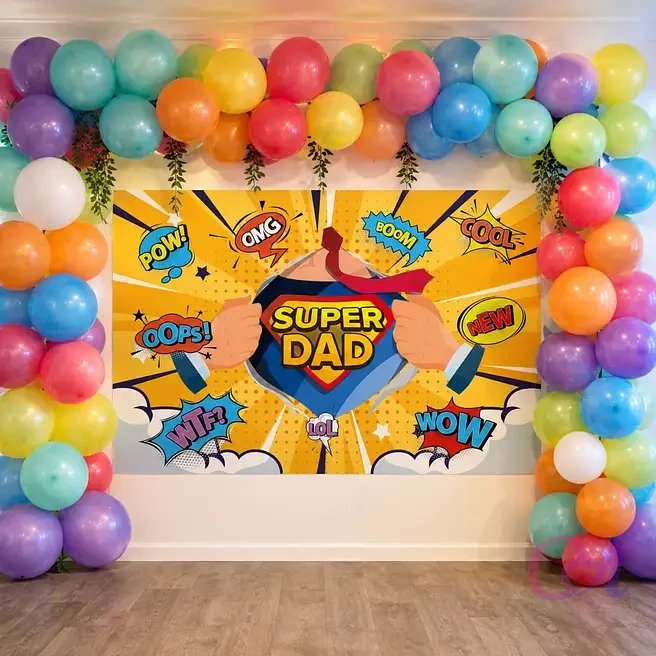 Super Dad Theme Decoration