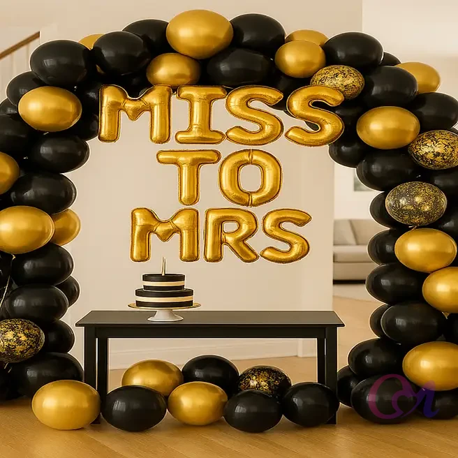 Chic Bride-to-Be Balloon Decor image 3