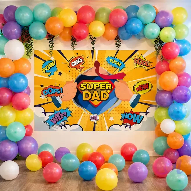 Super Dad Theme Decoration image 3