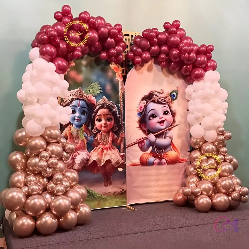Krishna Radha Theme Backdrop image 2