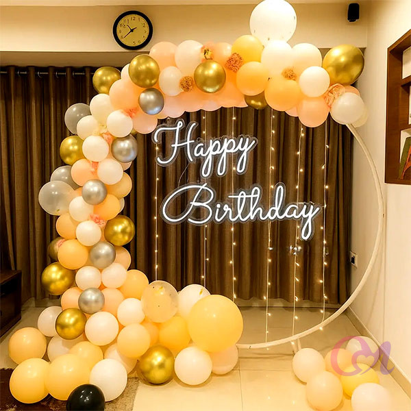 Premium Birthday Neon Light Ring Setup image 3