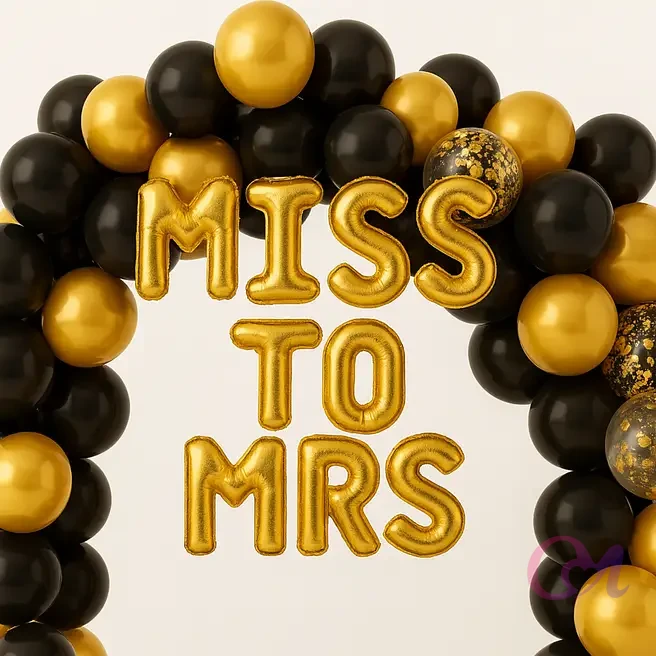 Chic Bride-to-Be Balloon Decor image 2