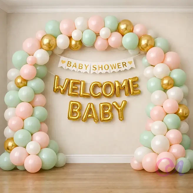 Welcome Baby Balloon Decoration image 2