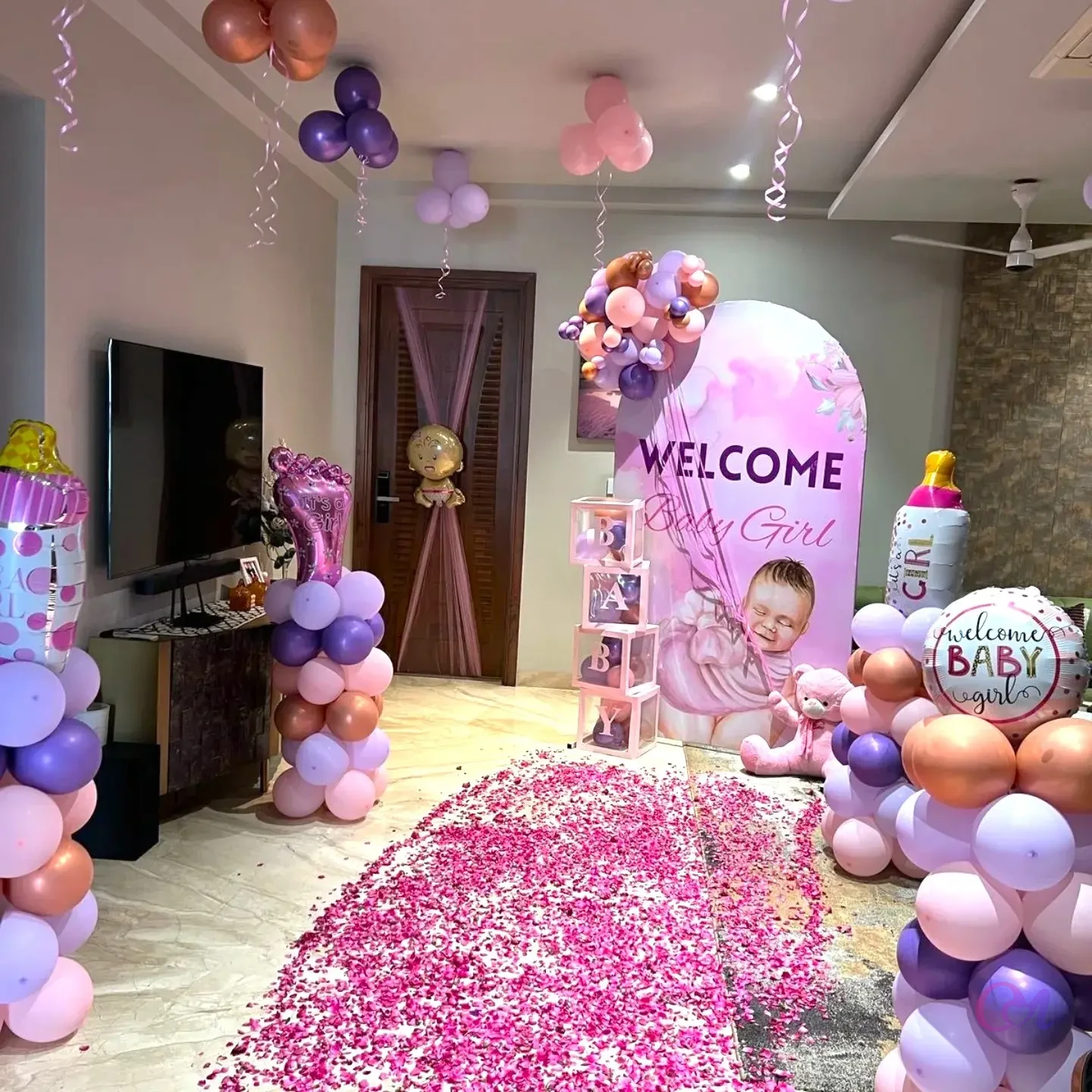 Sweet Pastel Baby Arrival Decor