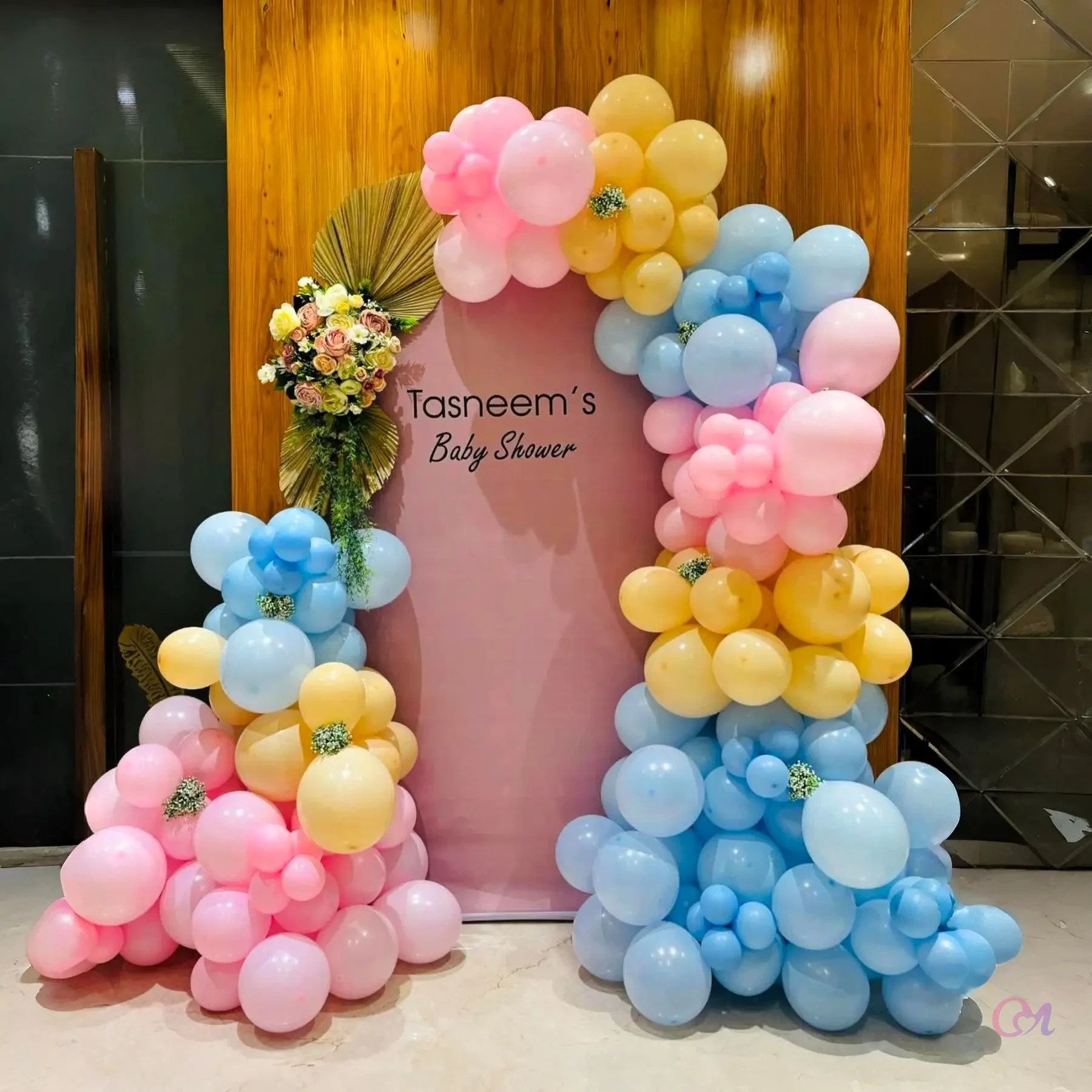 Baby Shower Perfect Backdrop Setup