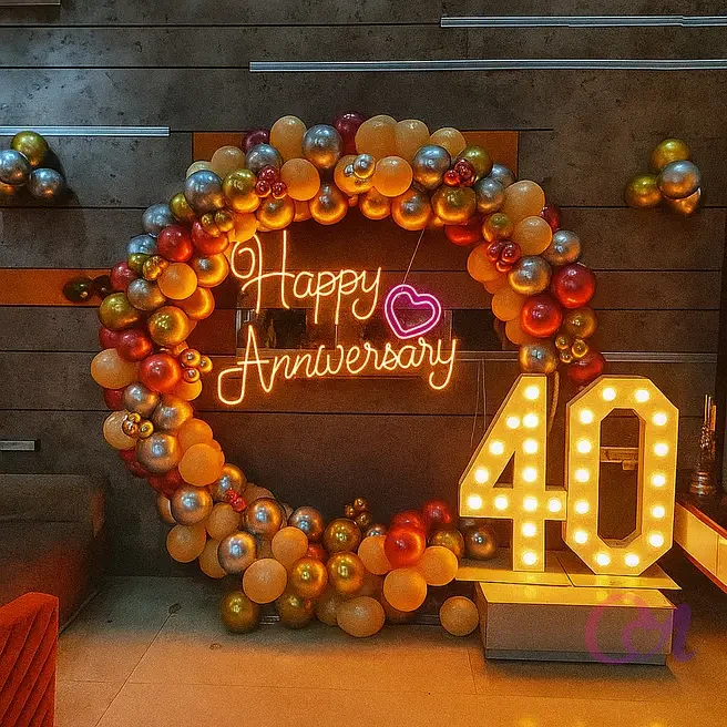 Happy Anniversary Shining Decoration